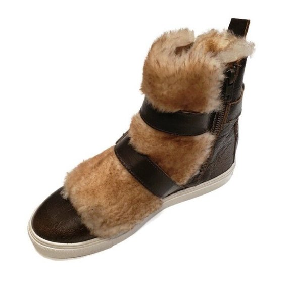 Luxe De Leon Monterrey Bronze Nubuck Leather Ankle Boots Size 9 Brown L109W-275 - Picture 3 of 10